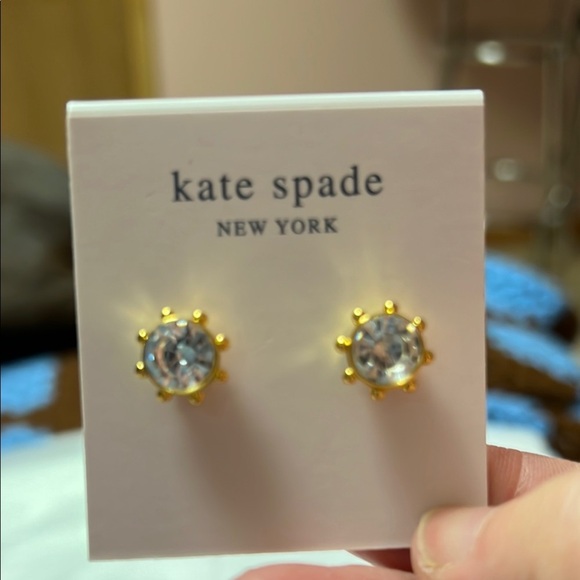 Kate Spade Gold Stud Earrings - Picture 3 of 5